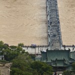 Most Zhongshan na rzece Huanghe w Lanzhou / Lanzhou, Zhongshan bridge over Huanghe River