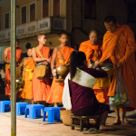Alms ceremony, Luang Prabang